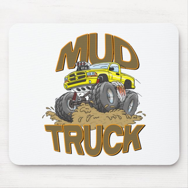 Schlamm-LKW-Dodge Mousepad (Vorne)