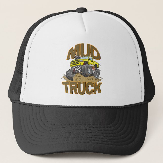 Schlamm-LKW-Dodge Truckerkappe (Vorderseite)