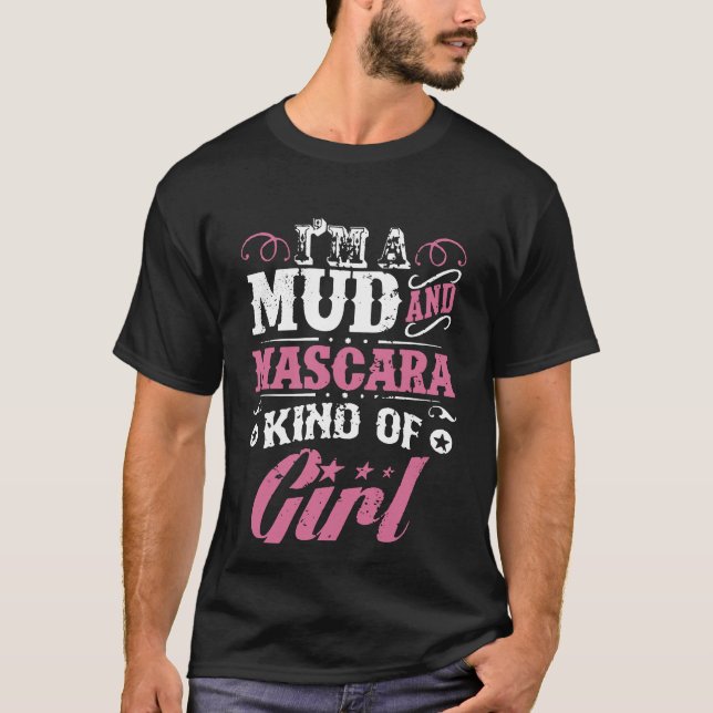 Schlamm-und Wimperntuschen-Mädchen T-Shirt (Vorderseite)