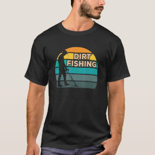Schlammfischen Hobby Metalldetektor Detektor Erken T-Shirt