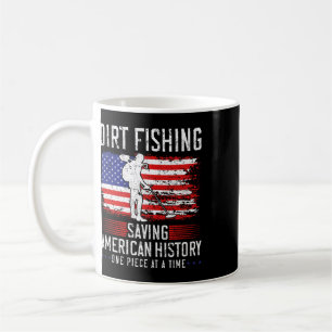 Schlammfischen rettet amerikanische Geschichte USA Kaffeetasse