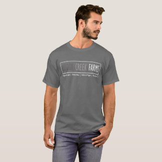 Schlammiger Nebenfluss bewirtschaftet Logo-Shirt T-Shirt