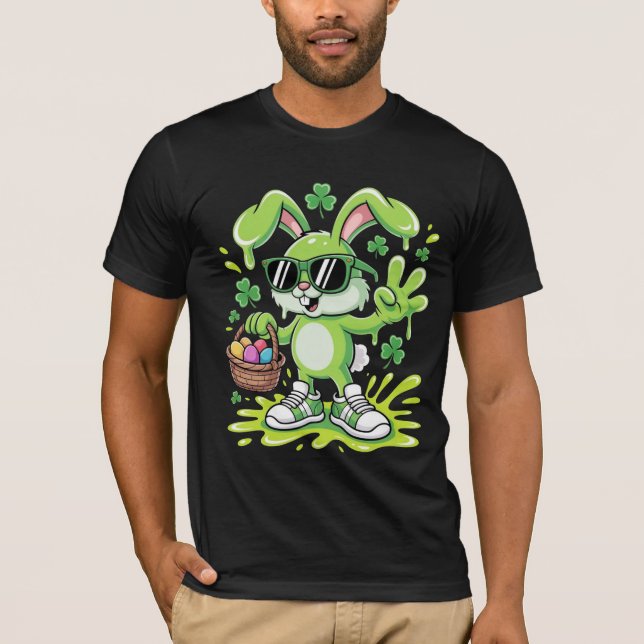 Schlammiger Osterhase T-Shirt (Vorderseite)