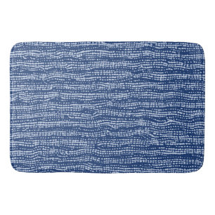 Schlammklebestreifen in Indigoblau Badematte