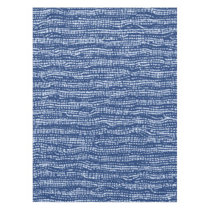 Schlammklebestreifen in Indigoblau Tischdecke