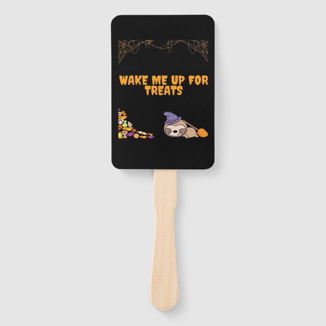 Schlampe bereit für Halloween-Leckereien! Classic  Fächer (Vorderseite)