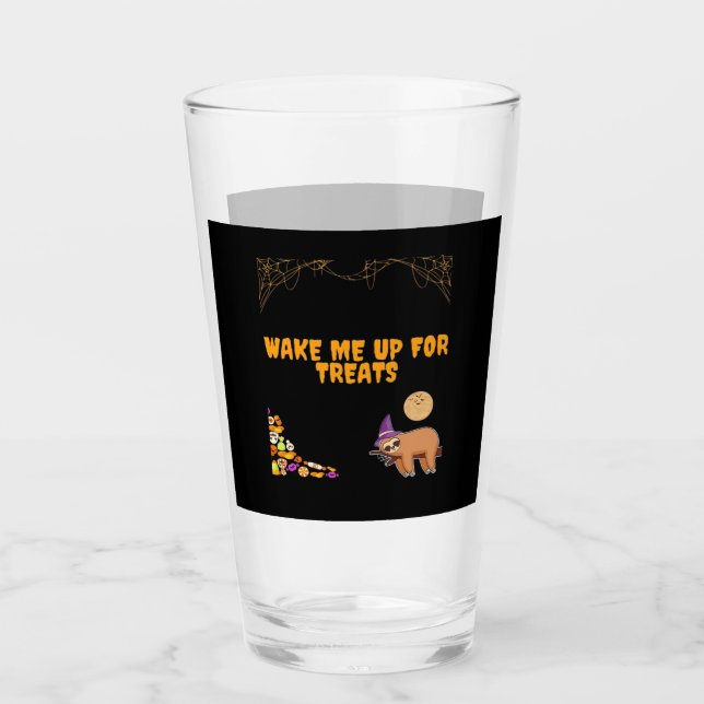 Schlampe bereit für Halloween-Leckereien! Classic  Glas (Vorderseite)