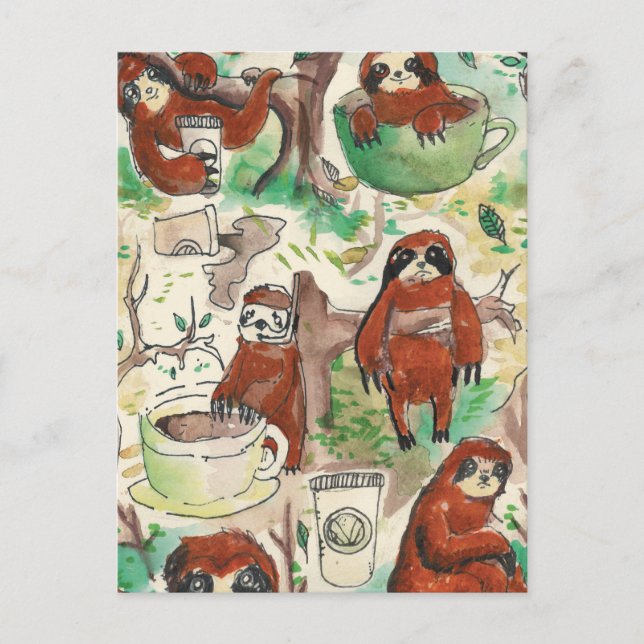 Schlampenkaffee Postkarte (Vorderseite)