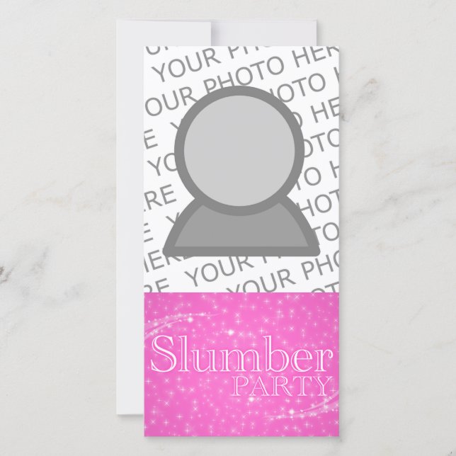 schlampiges Party gibt rosa Sterne (Vorderseite)