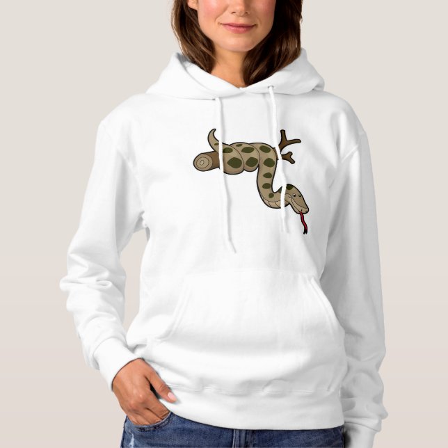 Schlange an Zweigstelle Hoodie (Vorderseite)