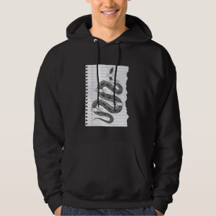 Schlange auf dem Blatt für Naturfans und Terraria Hoodie