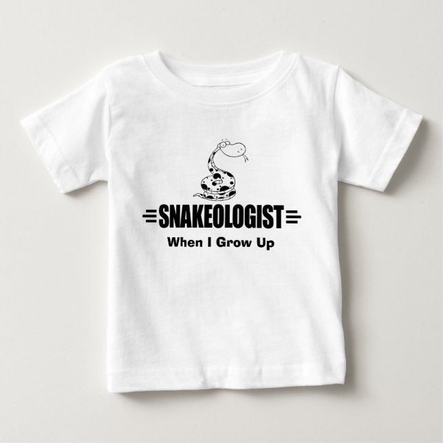 Schlange Baby T-shirt (Vorderseite)