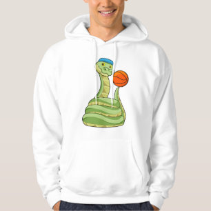 Schlange beim Basketball Sport Hoodie