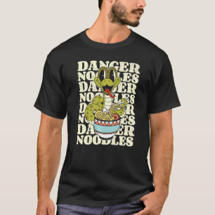Schlange Besitzer Gefahr Noodles Schlange T-Shirt