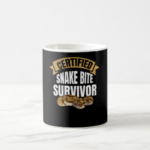 Schlange Bite Survivor Gut Erholung Geschenke Kaffeetasse