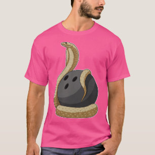 Schlange Bowling Bowling Kugel 2 T-Shirt