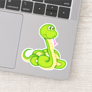 Schlange Cartoon Die Sticker-Decal schneiden Aufkleber