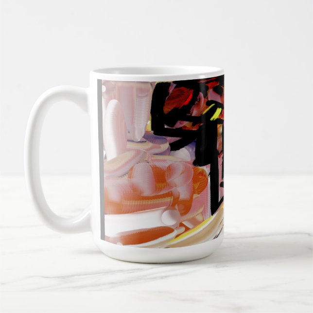 Schlange coole Kunst Kaffeetasse (Links)