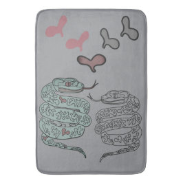 Schlange Druck Bath Mat Badematte