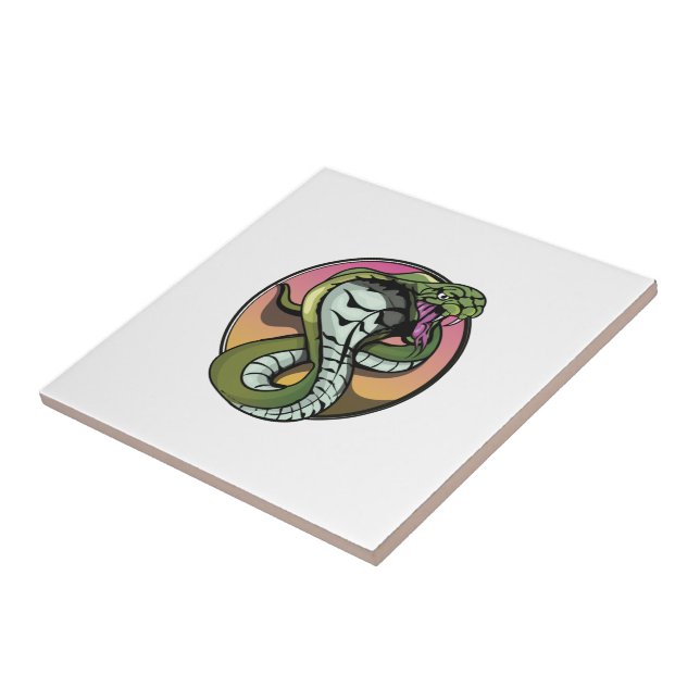 Schlange Fliese (Seite)