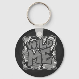 Schlange Gelb und Gold Print Schlüsselanhänger