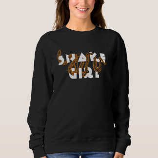 Schlange Girl Pet Reptile Schlange Sweatshirt