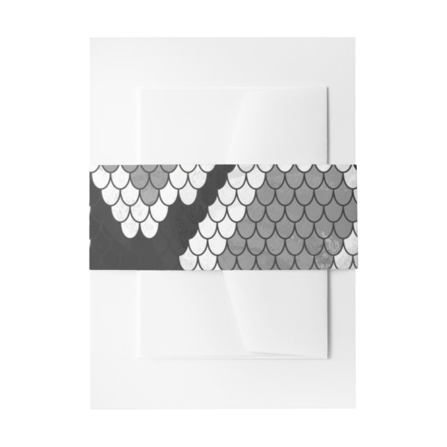 Schlange Grau und leicht Grau drucken Einladungsbanderole (Vorderseite Beispiel)