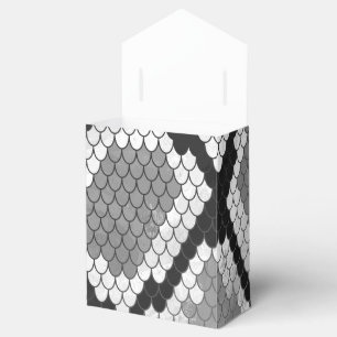 Schlange Grau und leicht Grau drucken Geschenkschachtel
