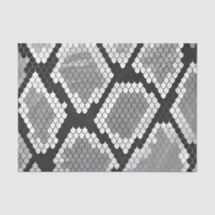 Schlange Grau und leicht Grau drucken Seidenpapier