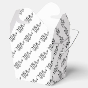 Schlange Grau und leicht Grau Silhouette Geschenkschachtel