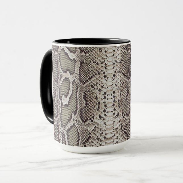Schlange Hautfarbe Tasse (Vorderseite Links)
