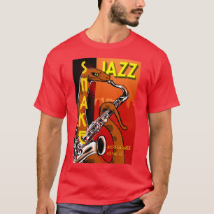 Schlange Jazz Vintage T-Shirt