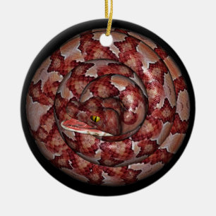 Schlange Keramikornament