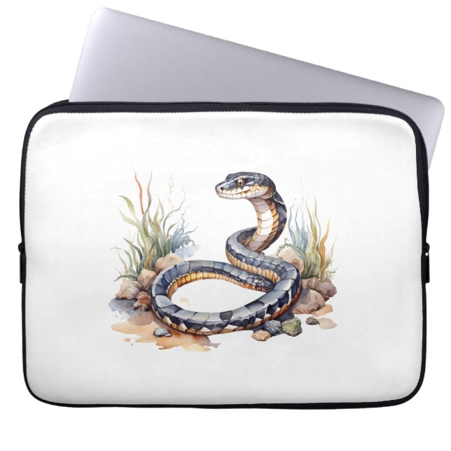 Schlange Laptopschutzhülle (Vorderseite)