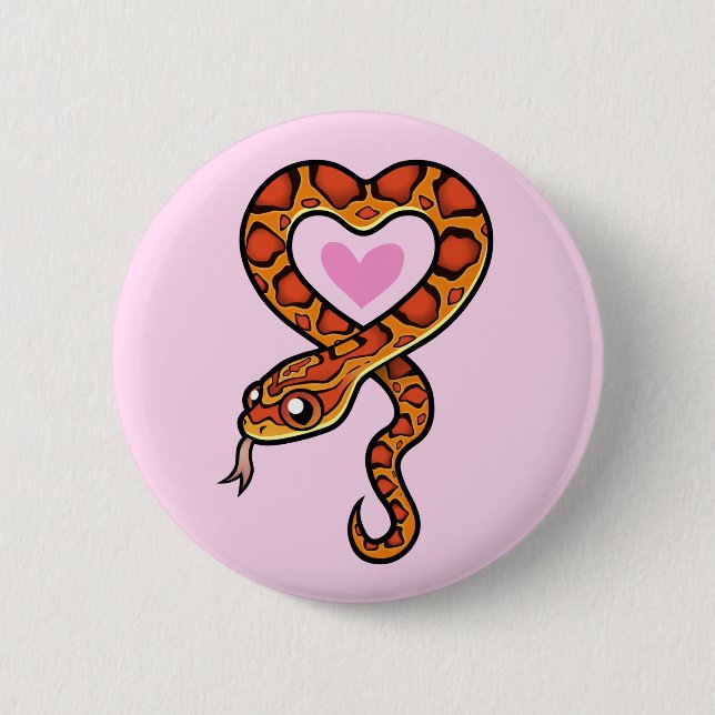 Schlange Liebe Button (Vorderseite)