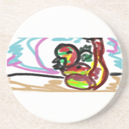 Schlange Liebe Getränkeuntersetzer