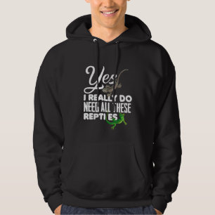 Schlange Lizard Cool Reptiles Eigentümer Amphibie Hoodie