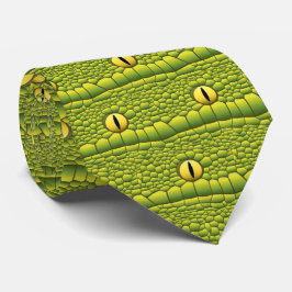 Schlange Lover Reptile Augen und Hautmuster Krawatte