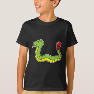 Schlange macht Boxing T-Shirt