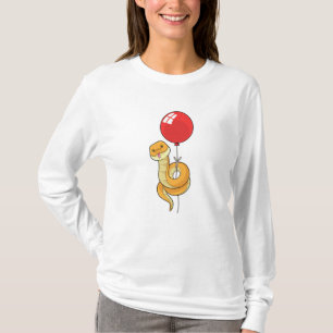 Schlange mit Ballon T-Shirt