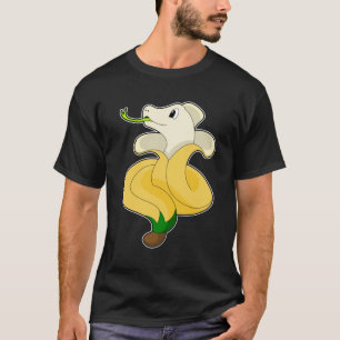 Schlange mit Banana T-Shirt