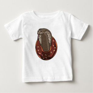 Schlange mit Donut Baby T-shirt