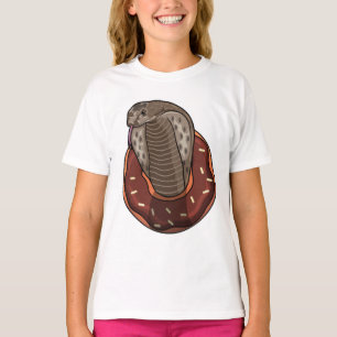 Schlange mit Donut T-Shirt