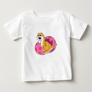 Schlange mit Ei Baby T-shirt
