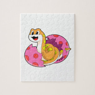 Schlange mit Ei Puzzle