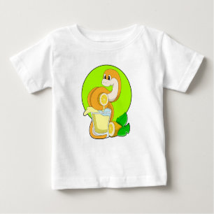 Schlange mit Lemonsglas Baby T-shirt