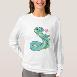 Schlange mit Lollipop T-Shirt
