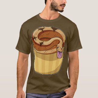 Schlange mit Muffin 2 T-Shirt