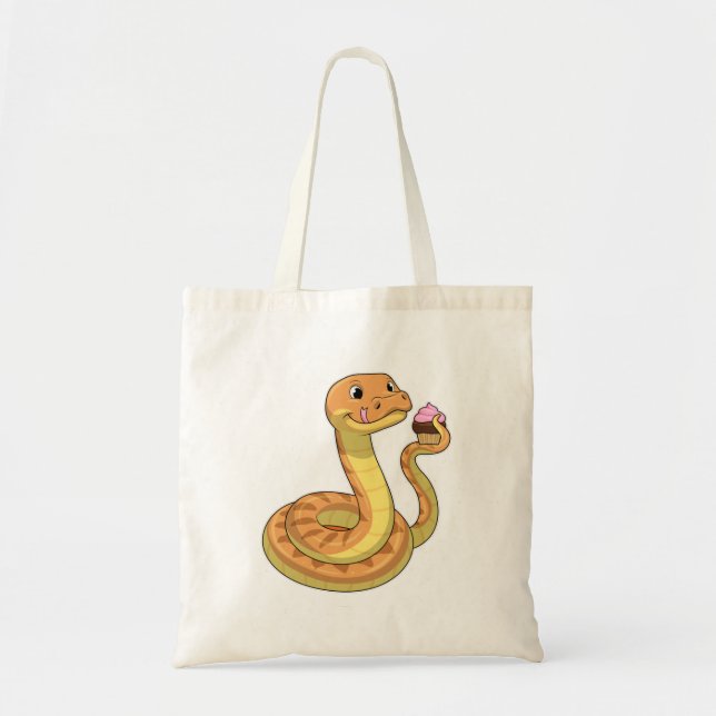 Schlange mit Muffin Tragetasche (Vorne)