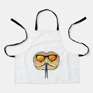 Schlange mit Sonnenbrille Schürze